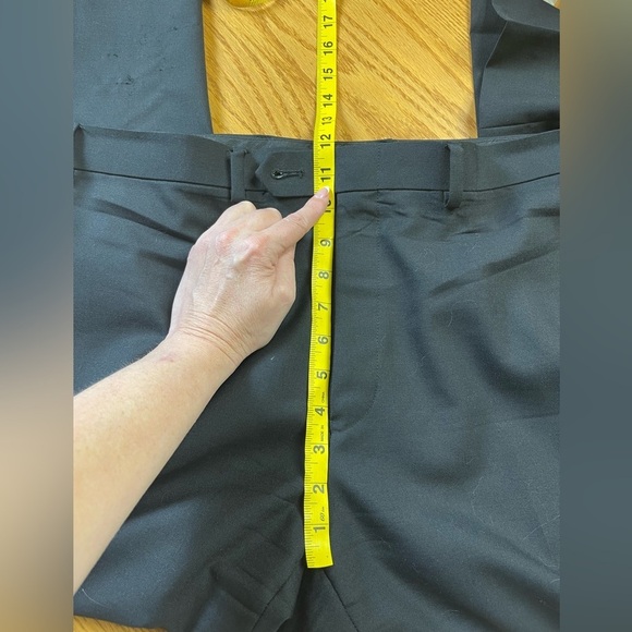 Ralph Lauren Men’s Black Wool Pants 42W 30L - Picture 8 of 8